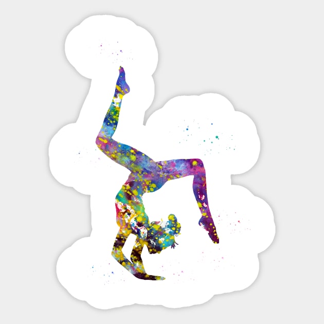 Gymnastics girl Sticker by erzebeth